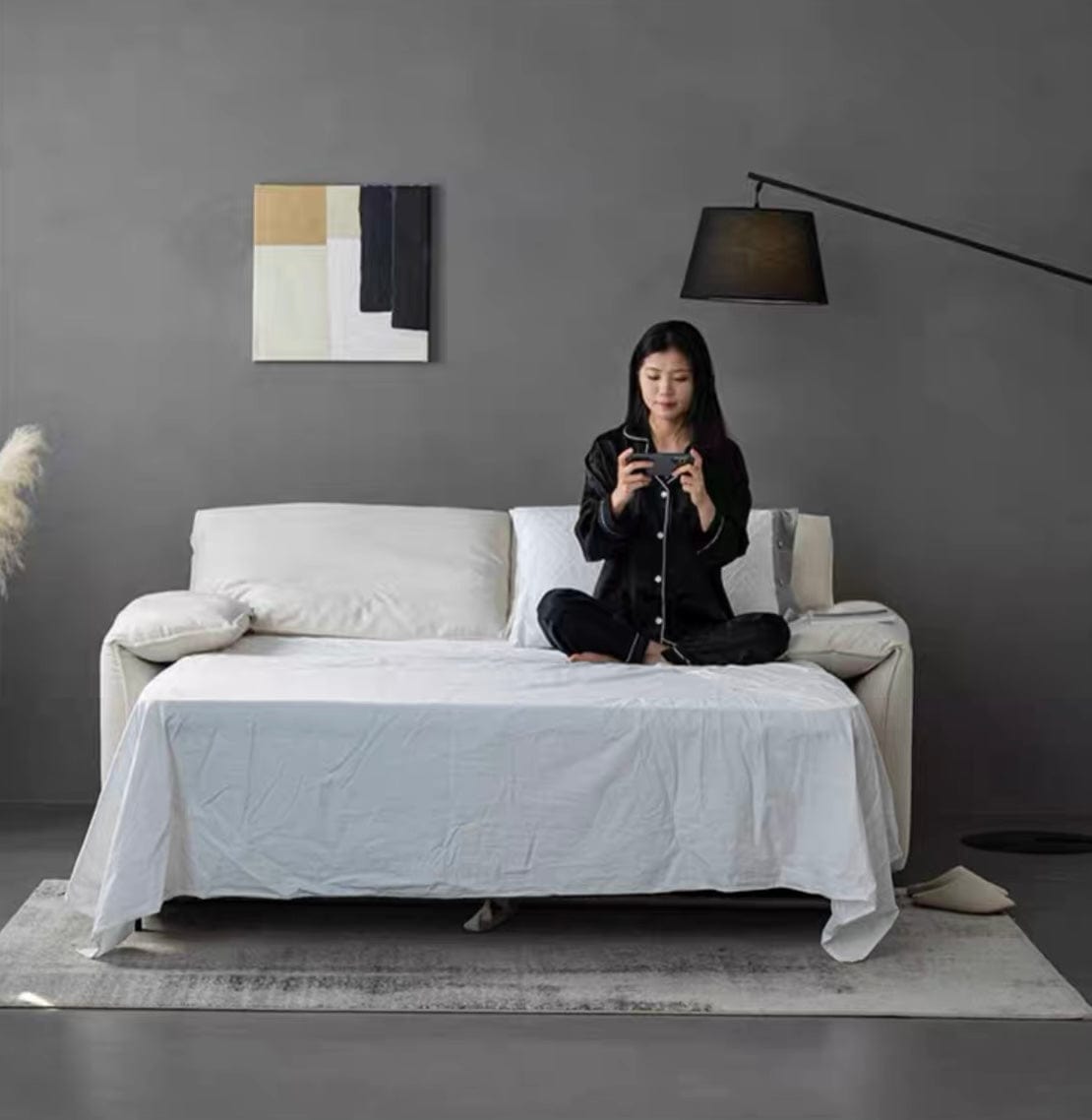 Home Atelier Earl Foldable Sofa Bed with Mattress