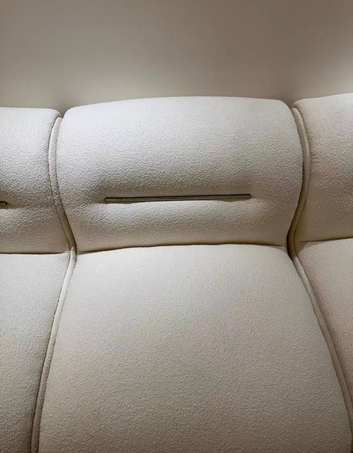 Home Atelier Eddie Boucle Sectional Sofa