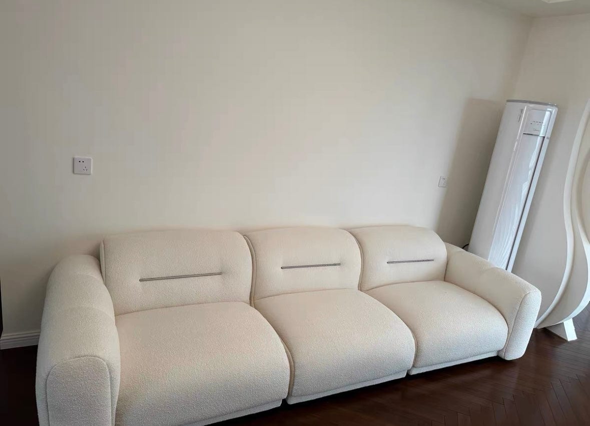 Home Atelier Eddie Boucle Sectional Sofa