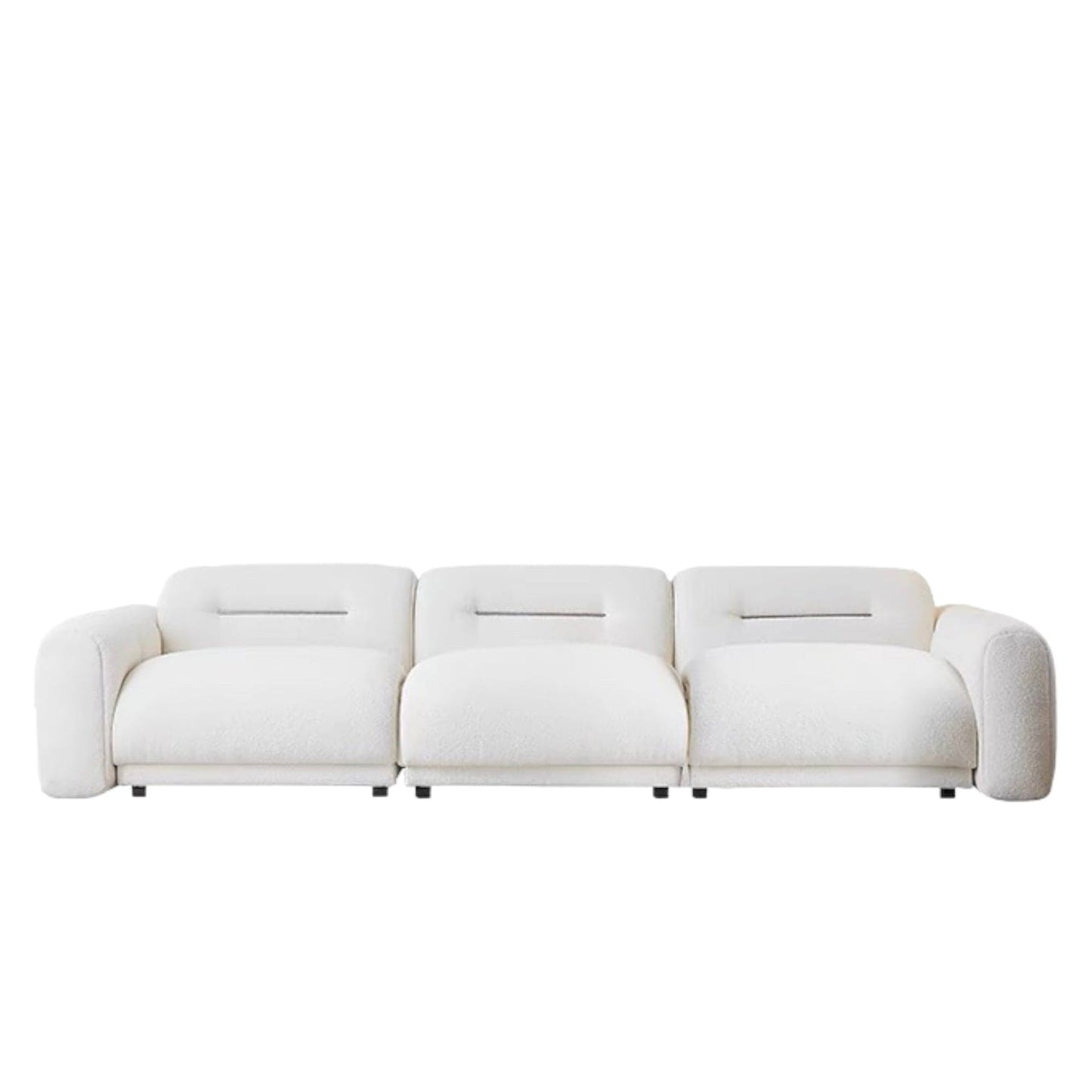 Home Atelier Eddie Boucle Sectional Sofa