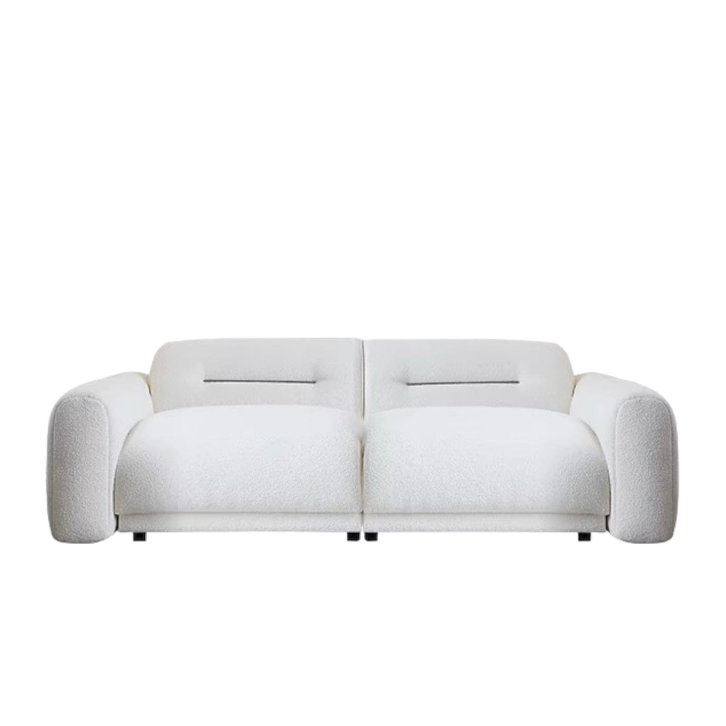 Home Atelier Eddie Boucle Sectional Sofa