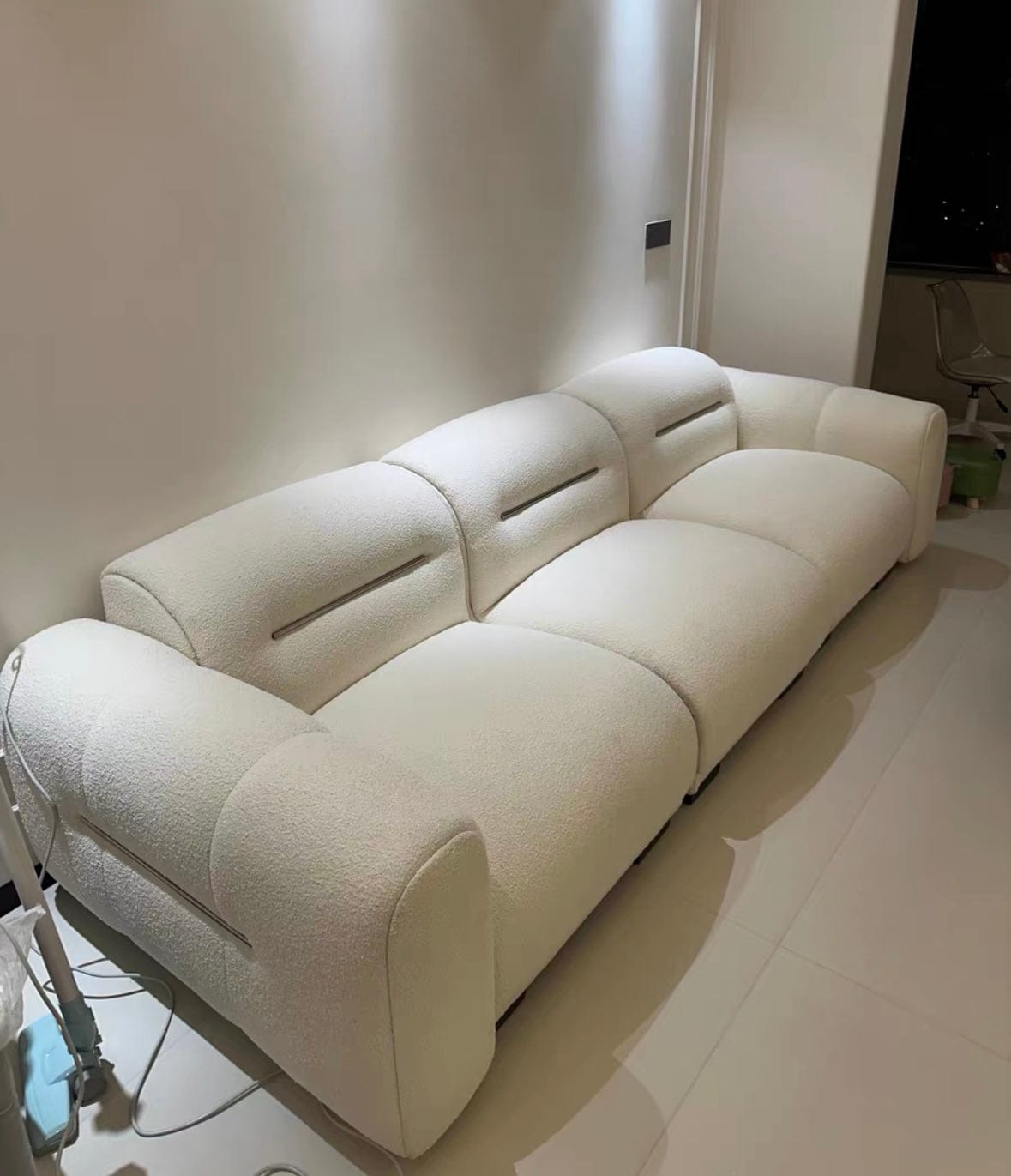 Home Atelier Eddie Boucle Sectional Sofa