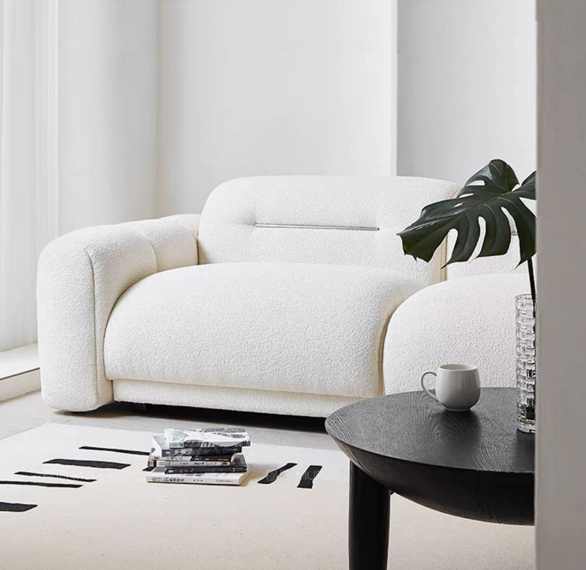 Home Atelier Eddie Boucle Sectional Sofa