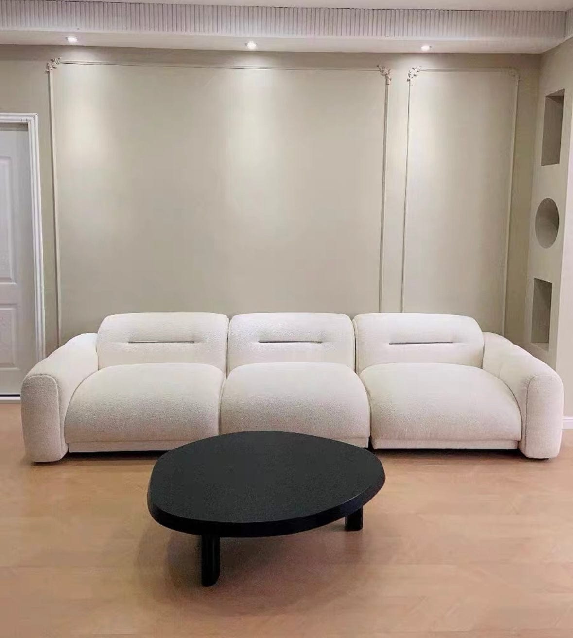 Home Atelier Eddie Boucle Sectional Sofa