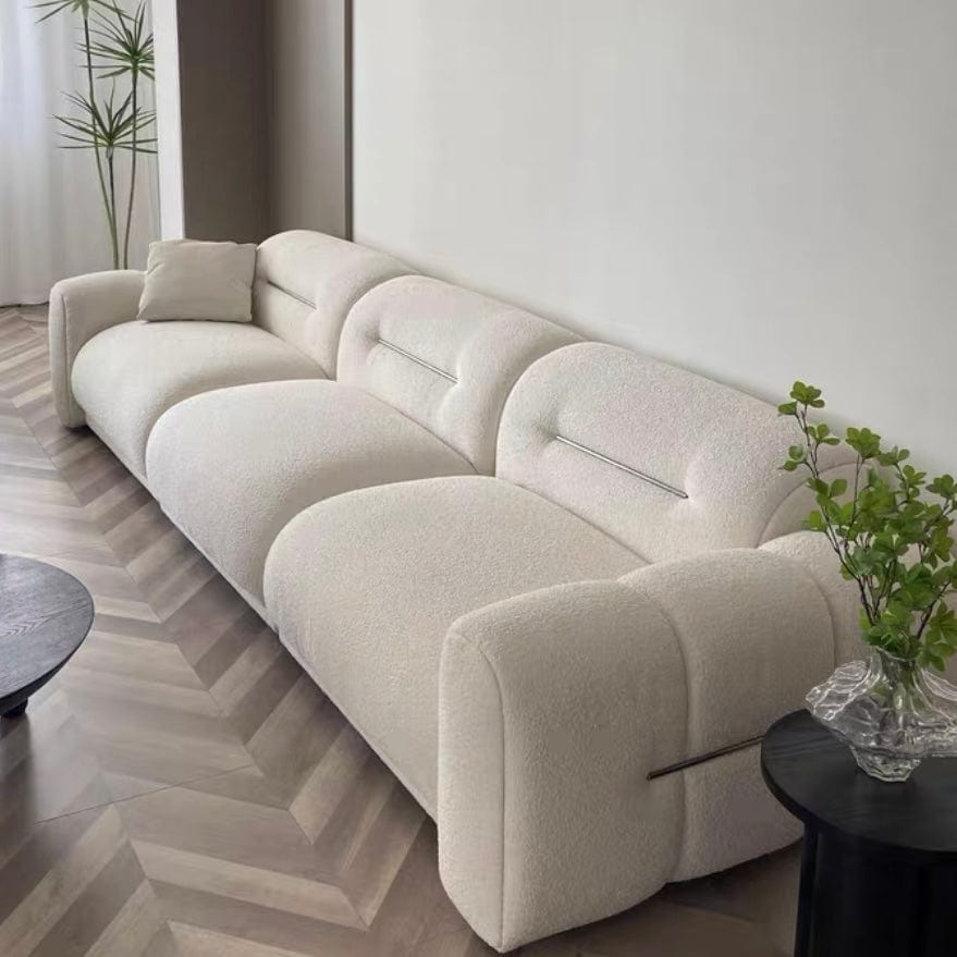 Home Atelier Eddie Boucle Sectional Sofa