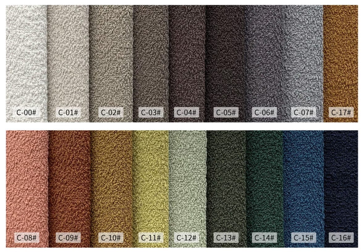 Home Atelier Eddie Performance Boucle Sectional Sofa