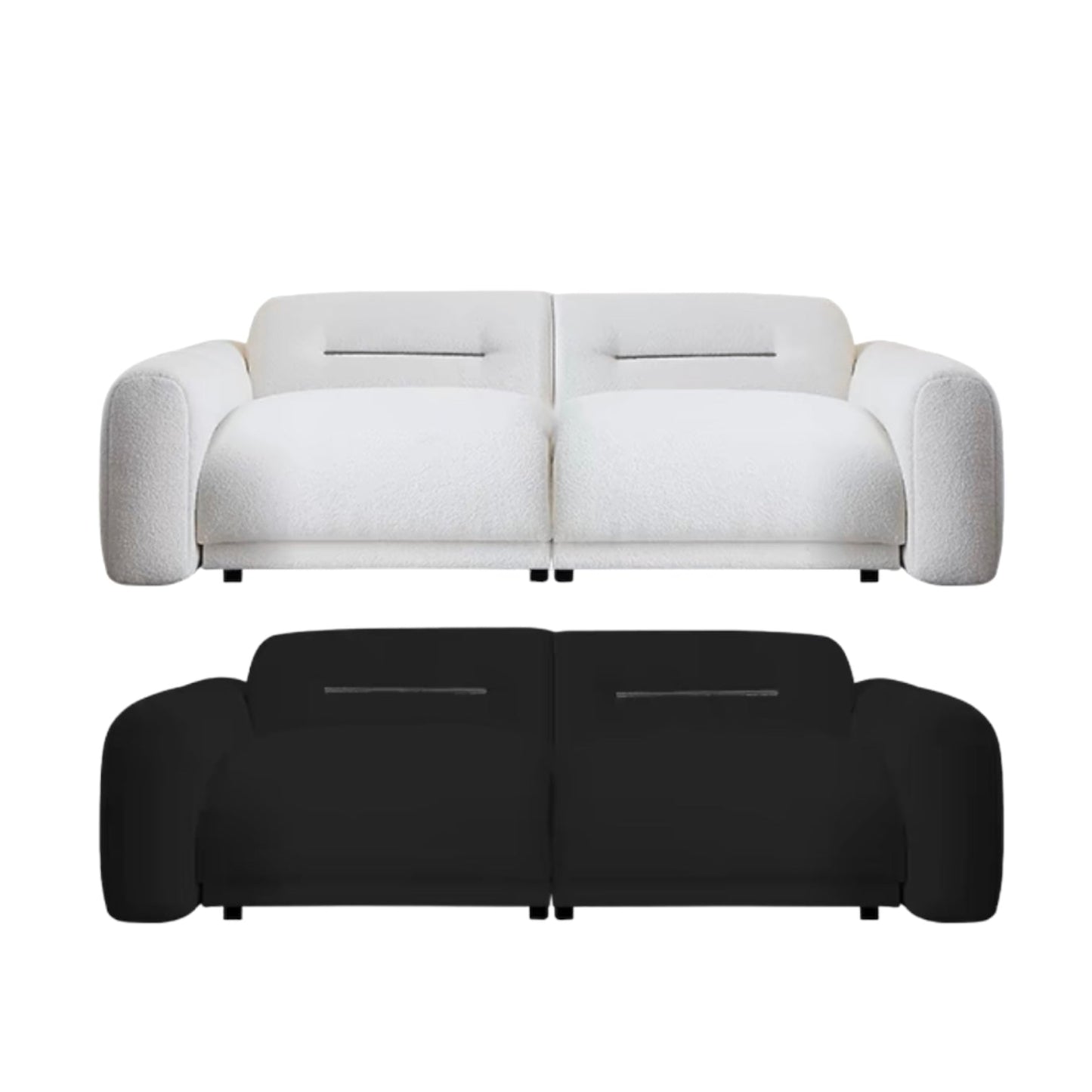 Home Atelier Eddie Performance Boucle Sectional Sofa