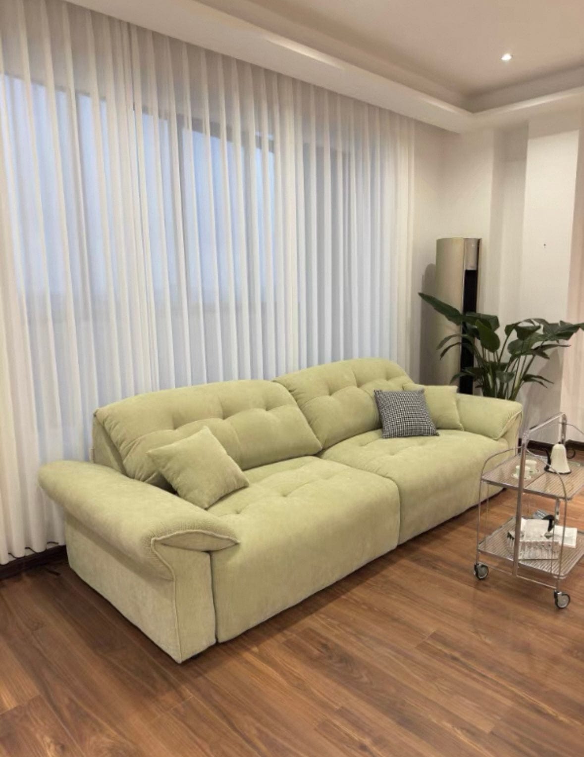 Home Atelier Elena Scratch Resistant Electric Sofa Bed