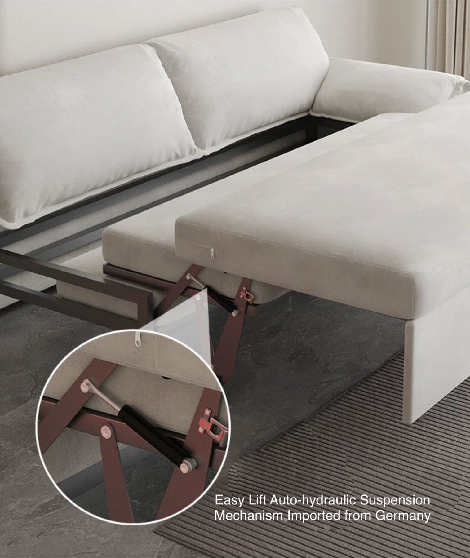 Home Atelier Elison Scratch Resistant Sofa Bed