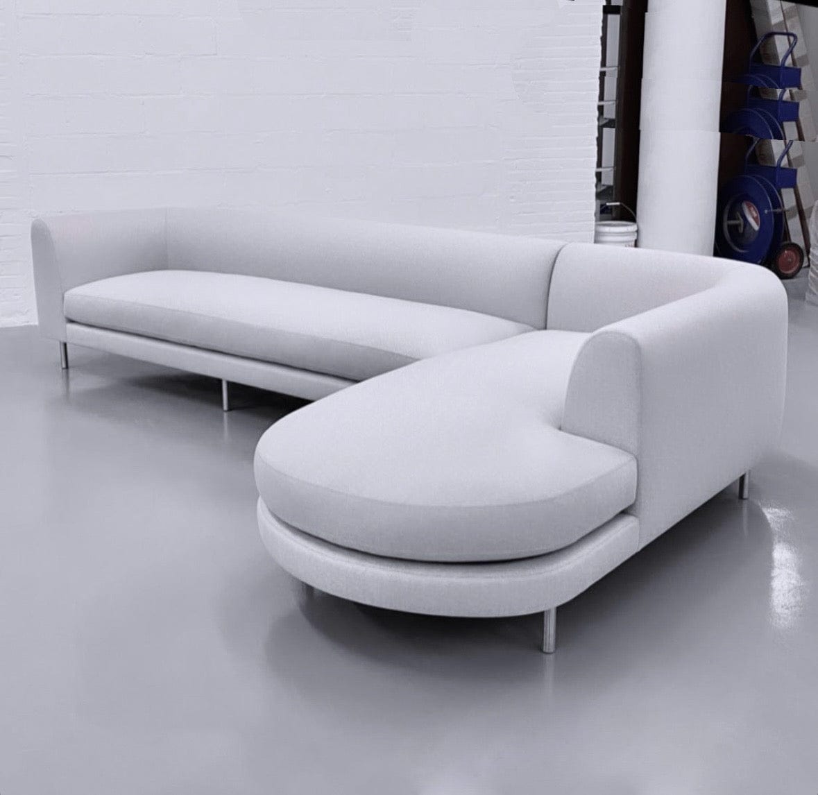 Home Atelier Escalla Scratch Resistant Sectional Sofa