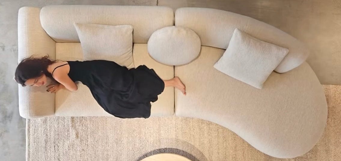 Home Atelier Estella Performance Boucle Curve Sofa
