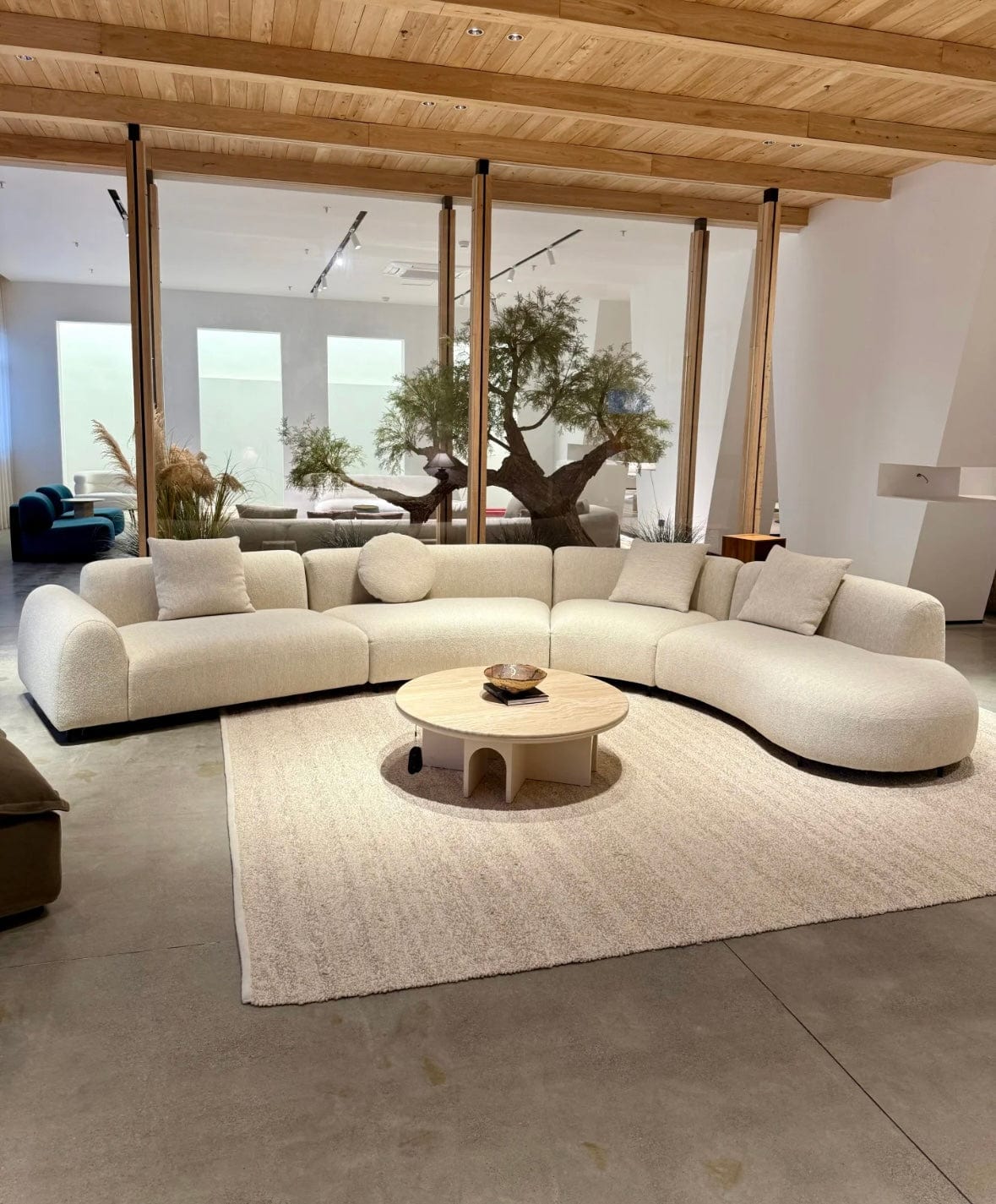 Home Atelier Estella Performance Boucle Curve Sofa