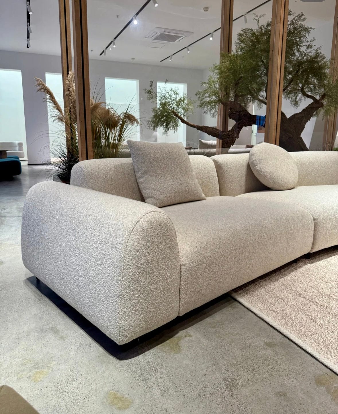 Home Atelier Estella Performance Boucle Curve Sofa