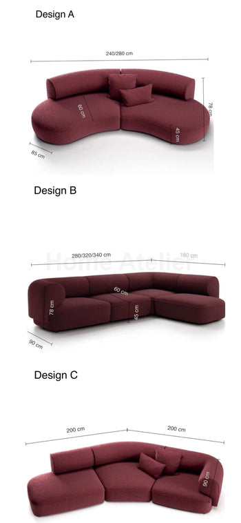 Home Atelier Evette Scratch Resistant Sofa