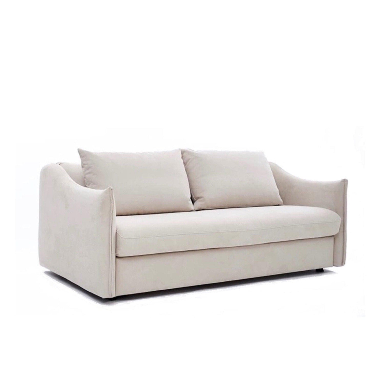 home-atelier-f31a Acacia Foldable Sofa Bed with Mattress