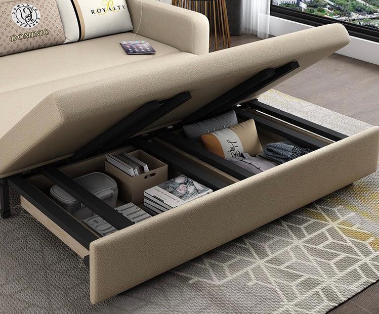 home-atelier-f31a Andy Extendable Storage Sofa Bed