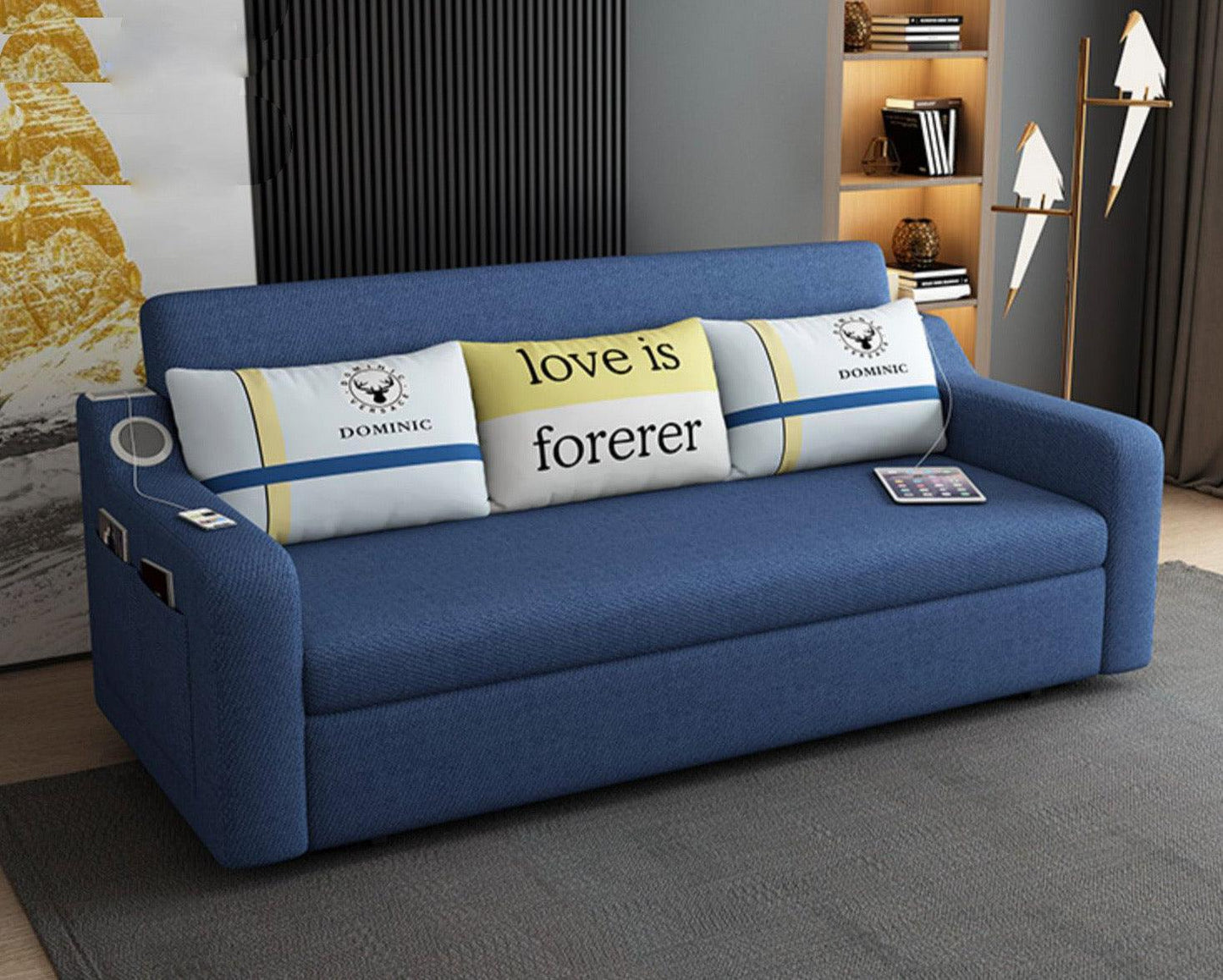 home-atelier-f31a Andy Extendable Storage Sofa Bed
