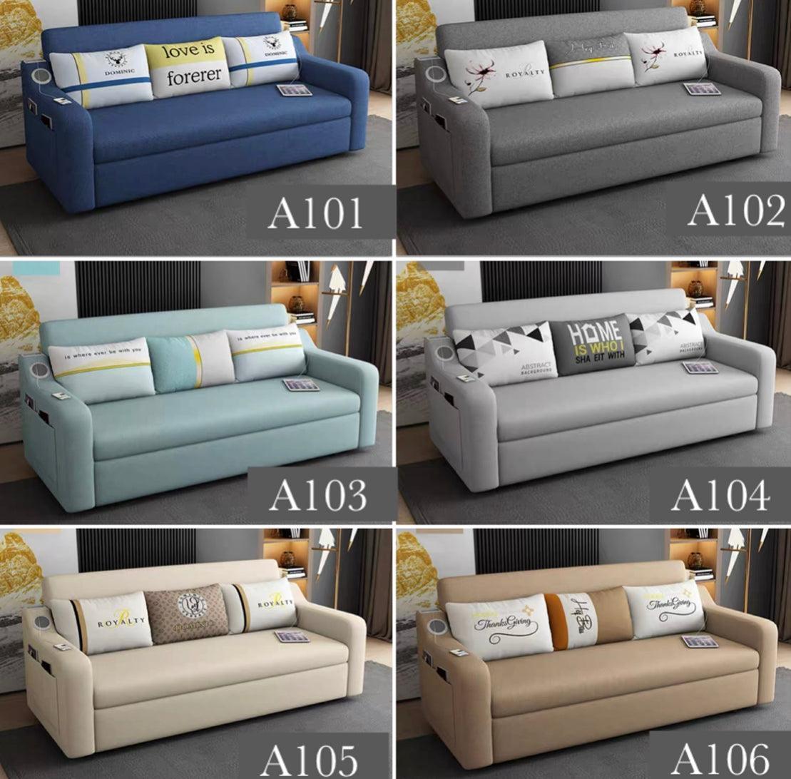 home-atelier-f31a Andy Extendable Storage Sofa Bed