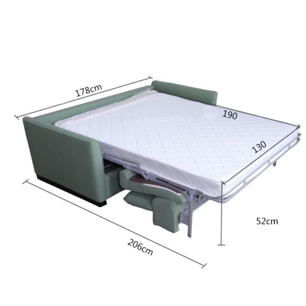 home-atelier-f31a Anthonia Foldable Sofa Bed with Mattress