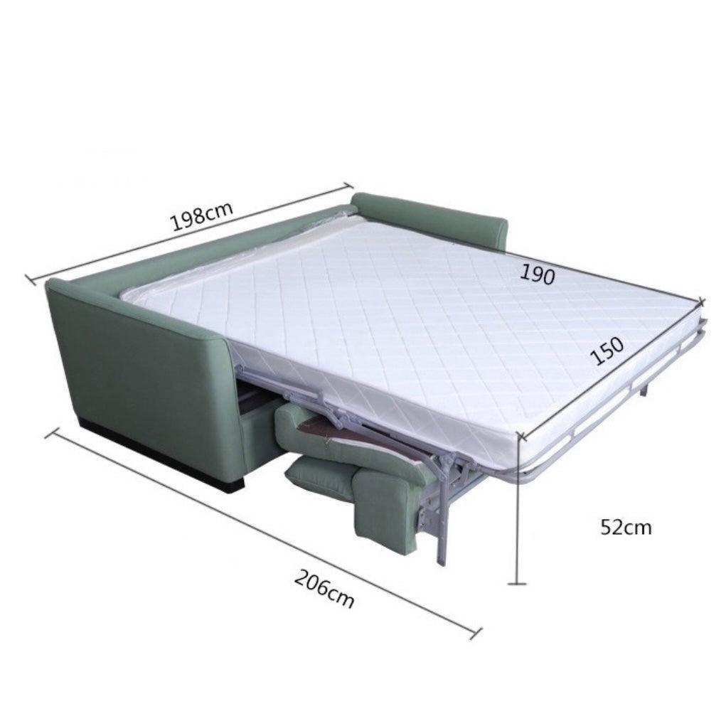 home-atelier-f31a Anthonia Foldable Sofa Bed with Mattress