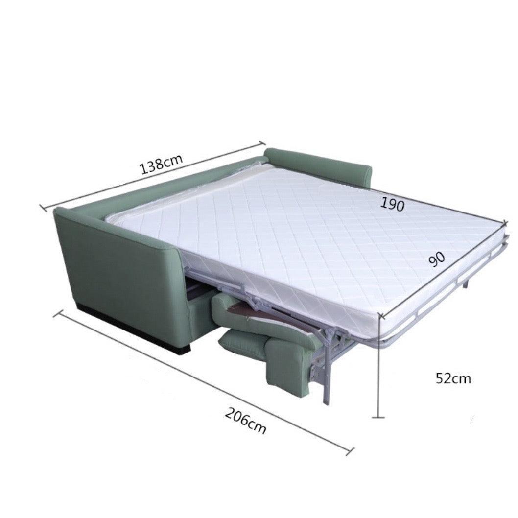 home-atelier-f31a Anthonia Foldable Sofa Bed with Mattress