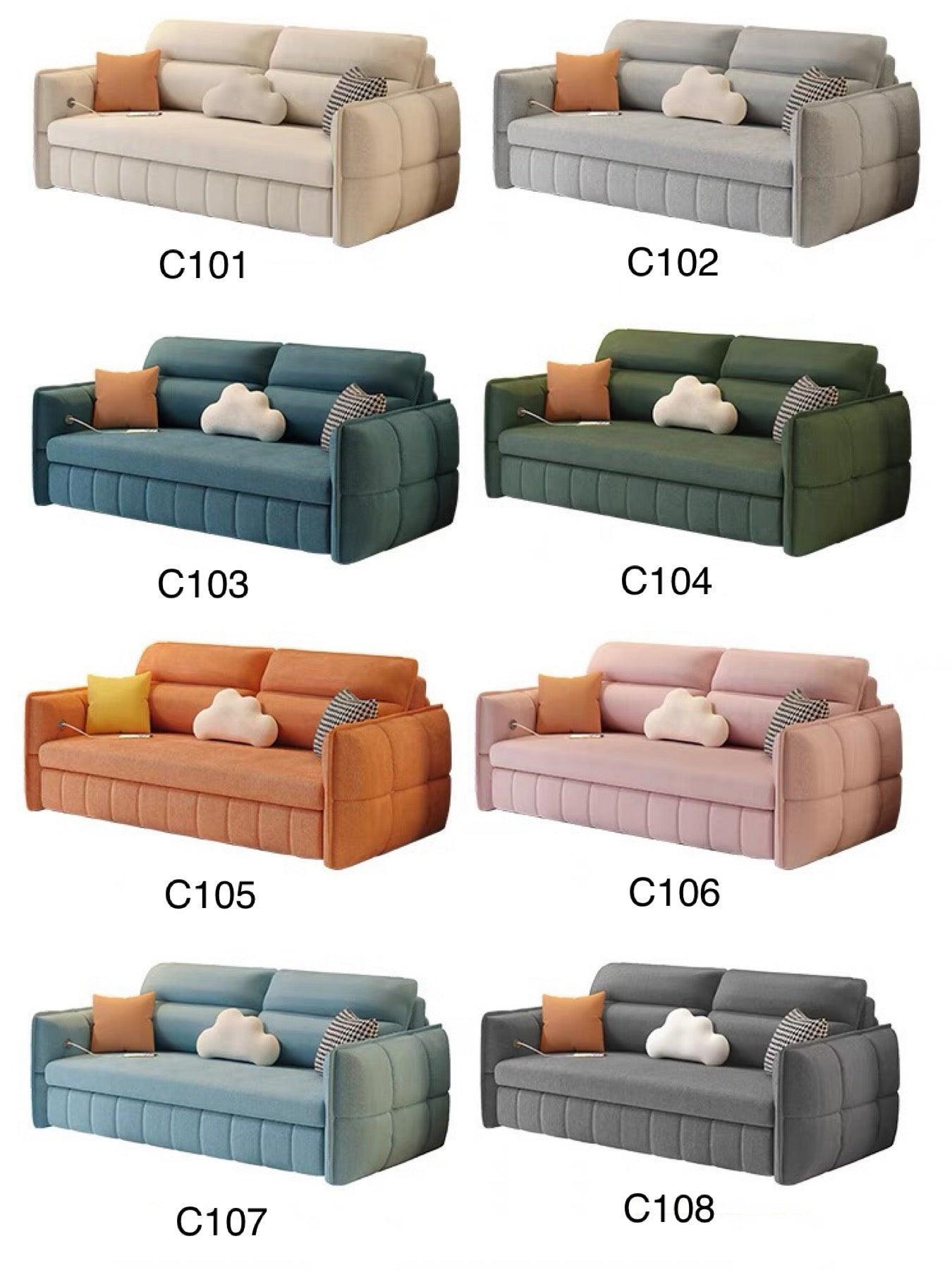 home-atelier-f31a Ariyo Scratch Resistant Storage Sofa Bed