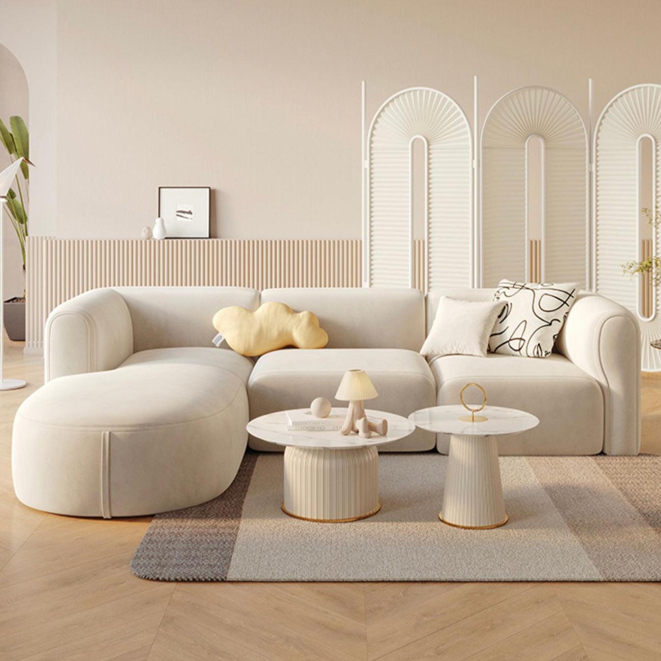 home-atelier-f31a Auri Sectional Scratch Resistant Sofa