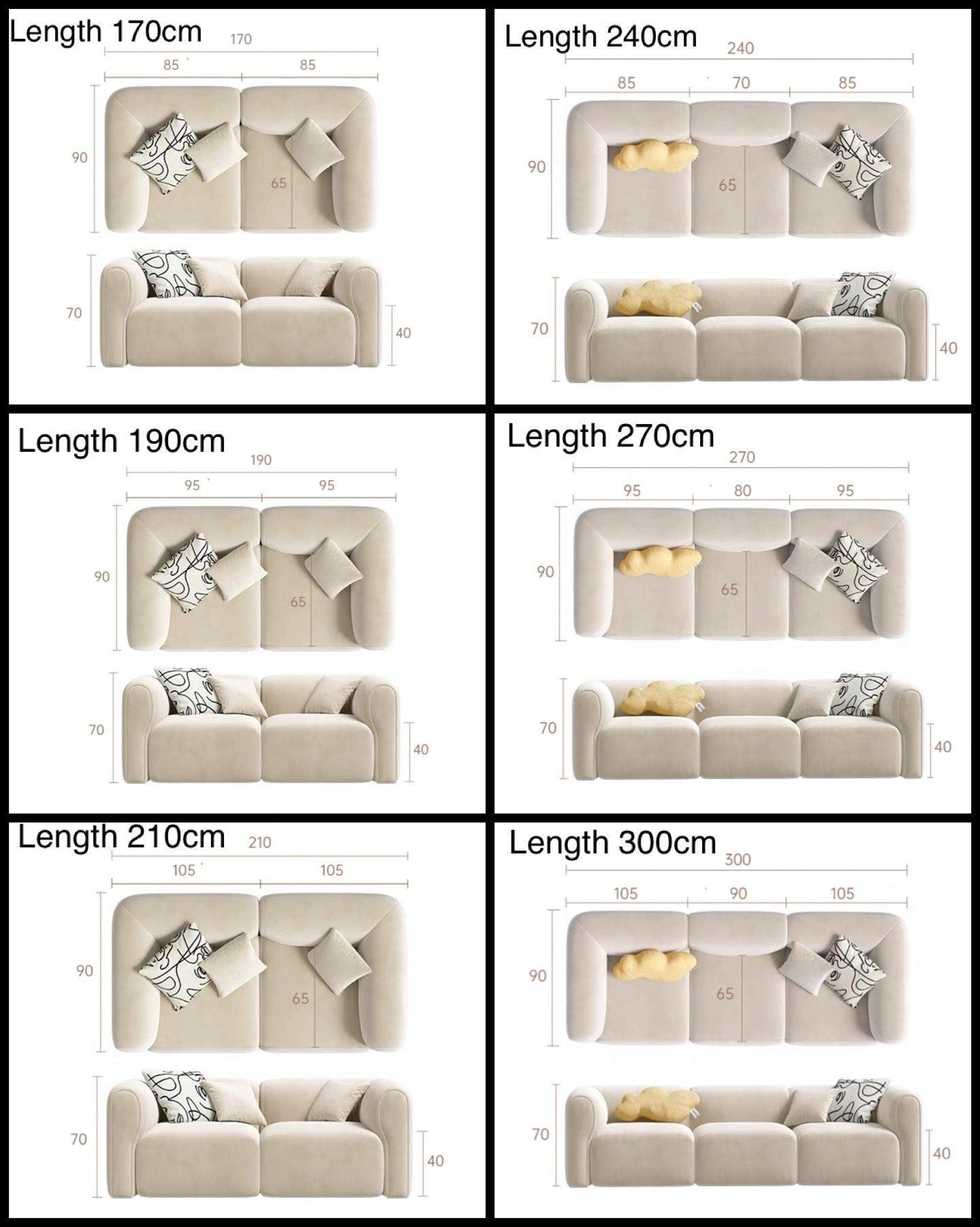 home-atelier-f31a Auri Sectional Scratch Resistant Sofa