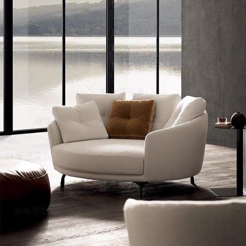 home-atelier-f31a Berns Performance Boucle Round Chaise