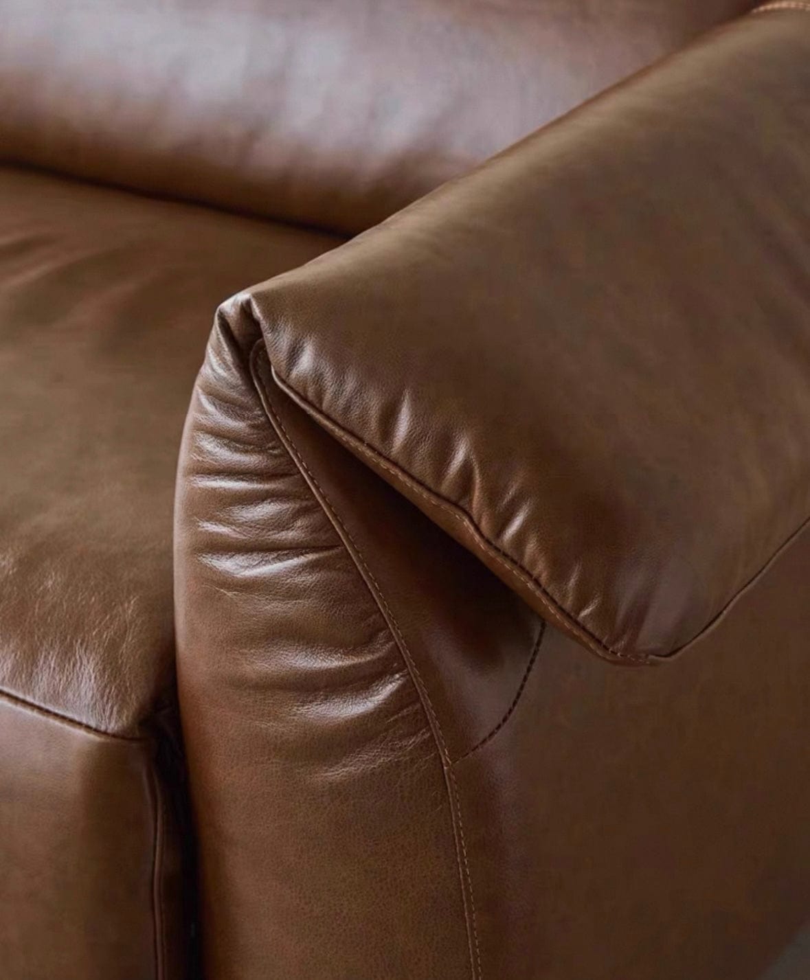 home-atelier-f31a Billy Sectional Electric Recliner Leather Sofa