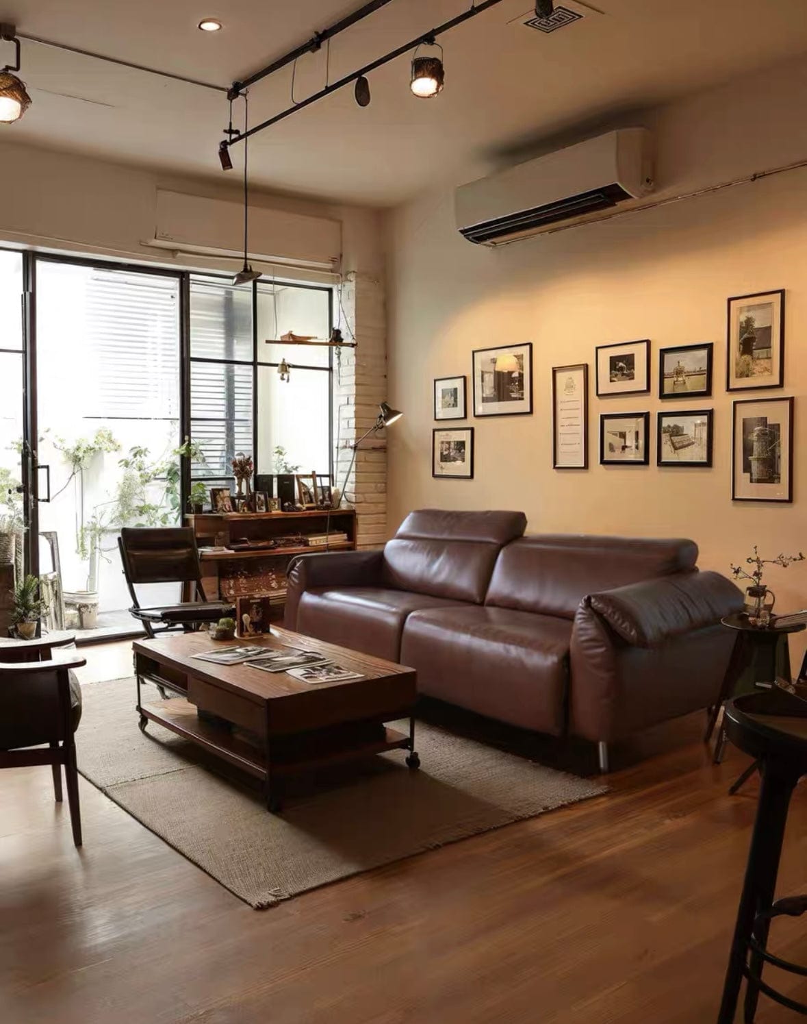 home-atelier-f31a Billy Sectional Electric Recliner Leather Sofa