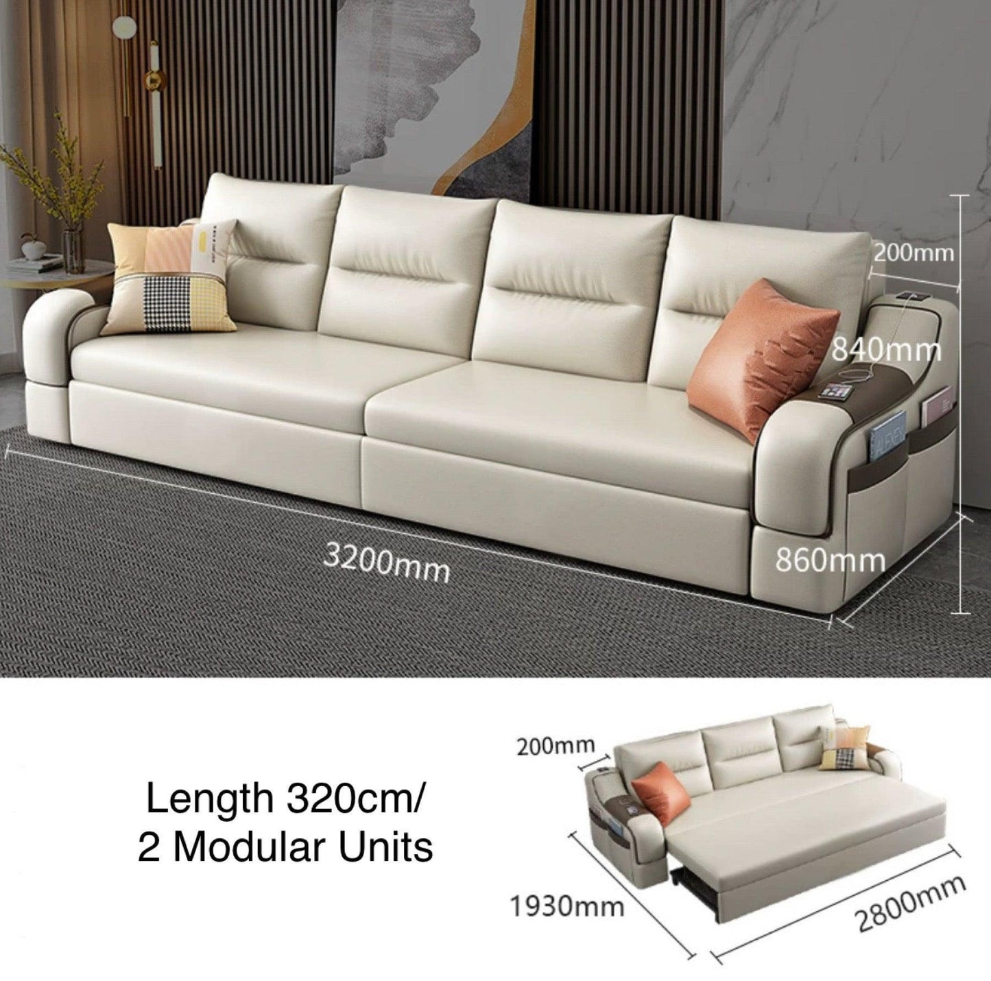 home-atelier-f31a Casey Storage Sofa Bed