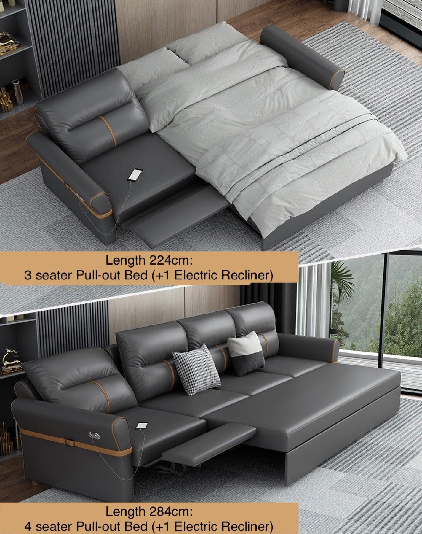 home-atelier-f31a Cavern Electric Recliner Storage Sofa Bed