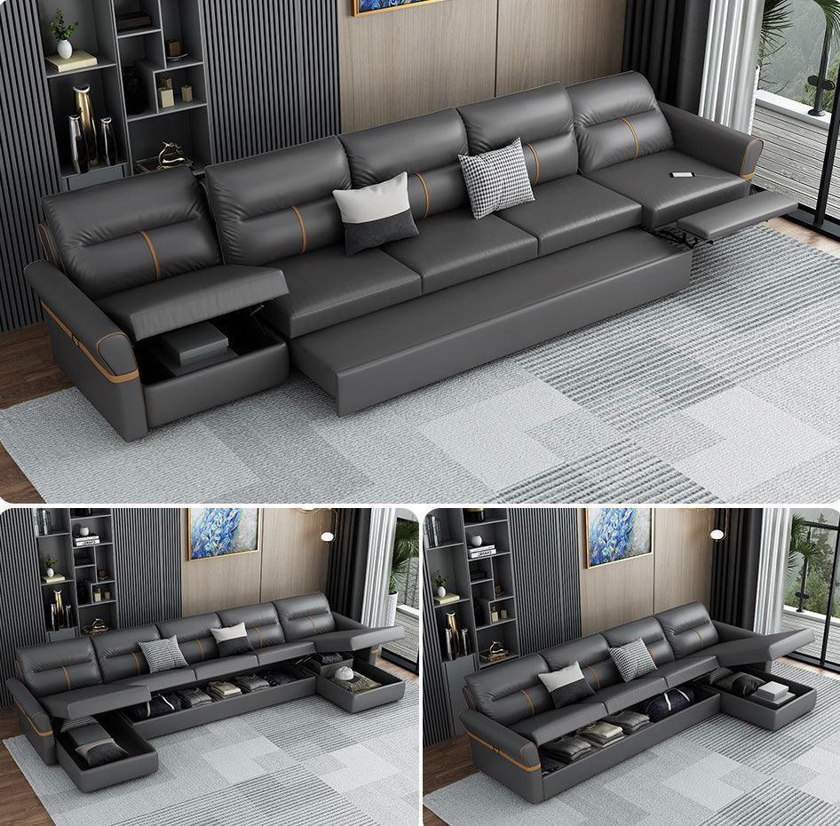 home-atelier-f31a Cavern Electric Recliner Storage Sofa Bed