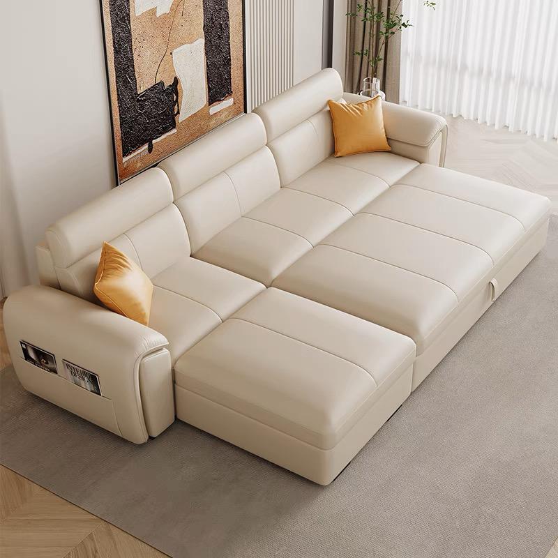 home-atelier-f31a Christen Electric Recliner Sectional Leather Sofa Bed
