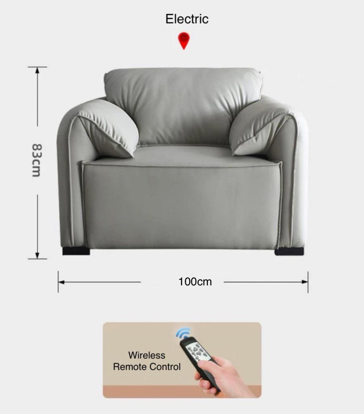 home-atelier-f31a Crystal Scratch Resistant Electric Sofa Bed