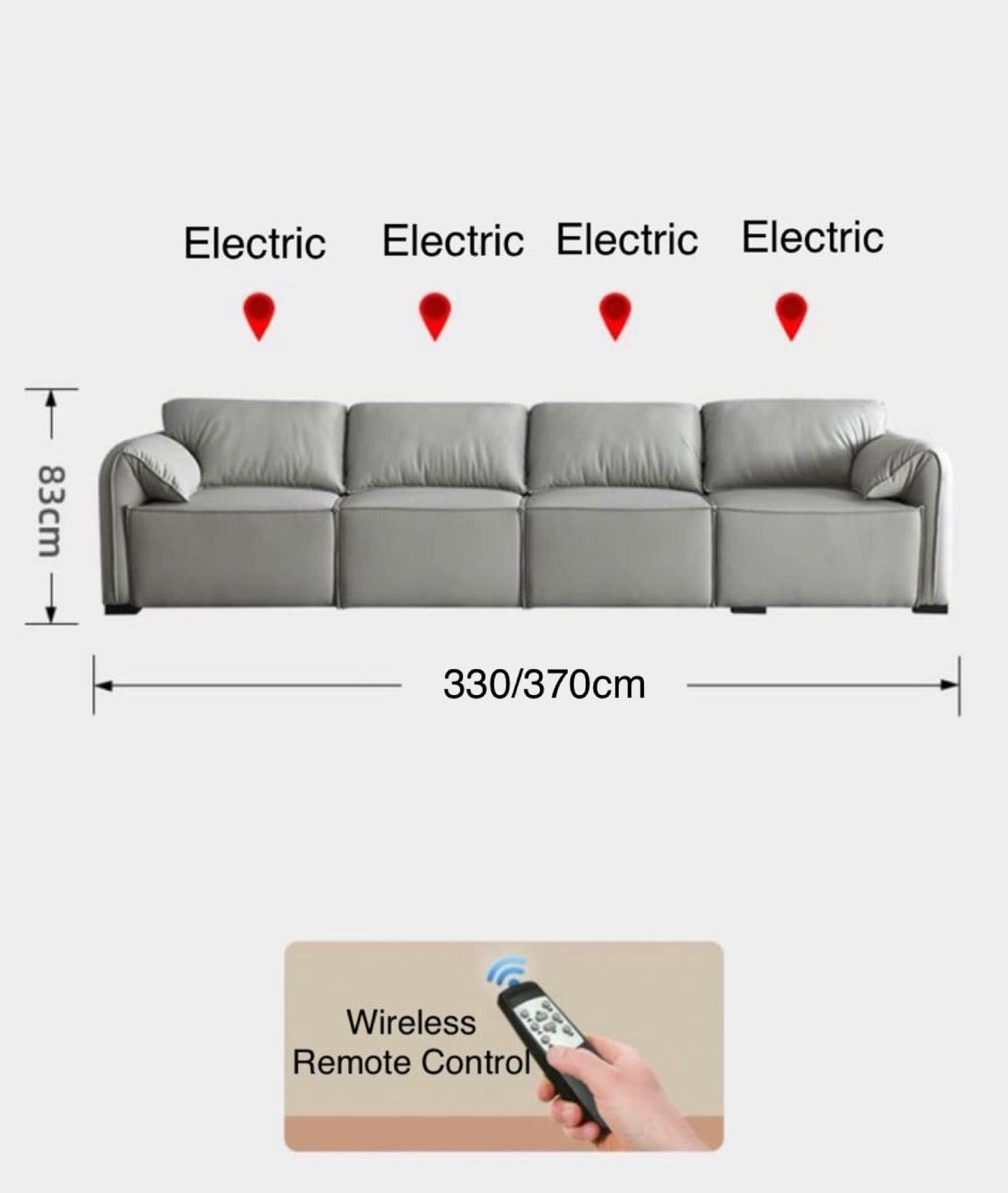home-atelier-f31a Crystal Scratch Resistant Electric Sofa Bed