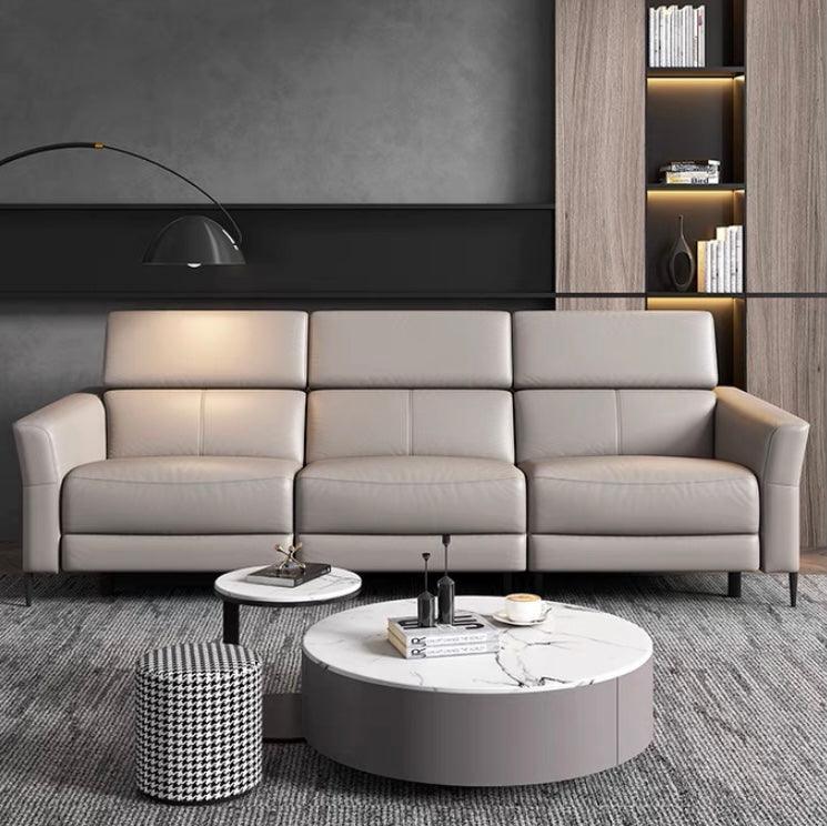 home-atelier-f31a Ellie Sectional Electric Recliner Leather Sofa