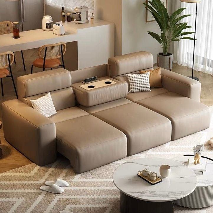 home-atelier-f31a Eron Electric Leather Sofa Bed