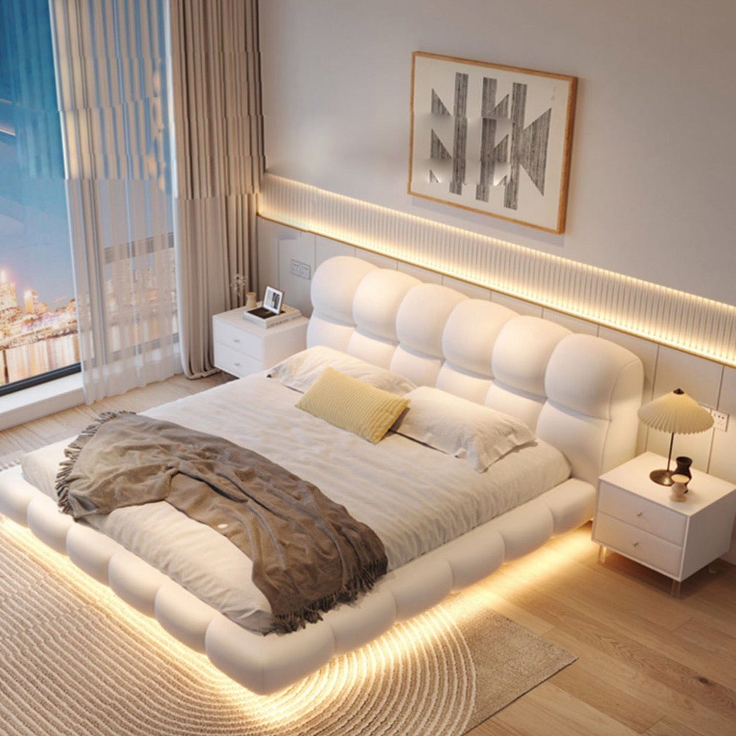 home-atelier-f31a Haus Floating Bed Frame