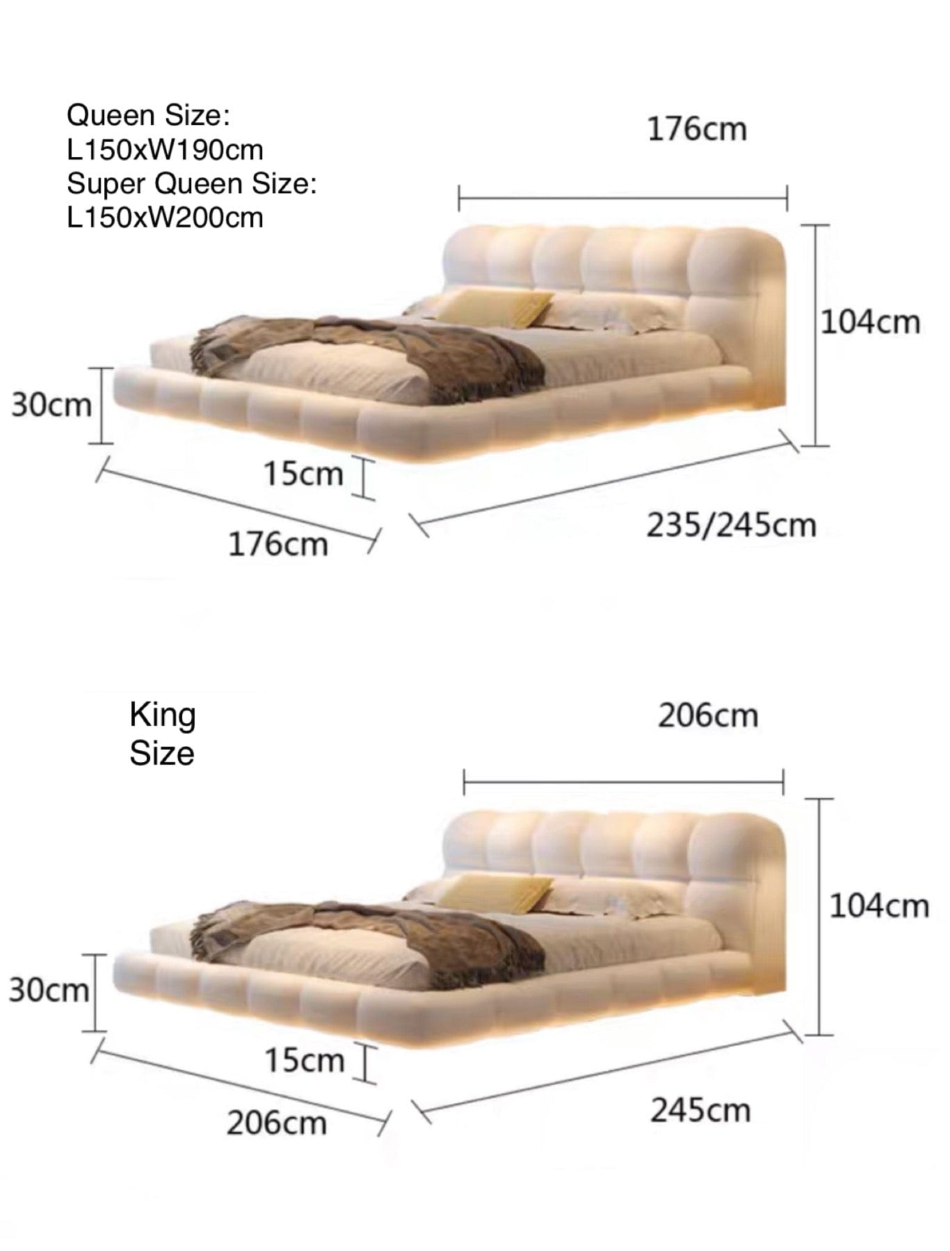 home-atelier-f31a Haus Floating Bed Frame
