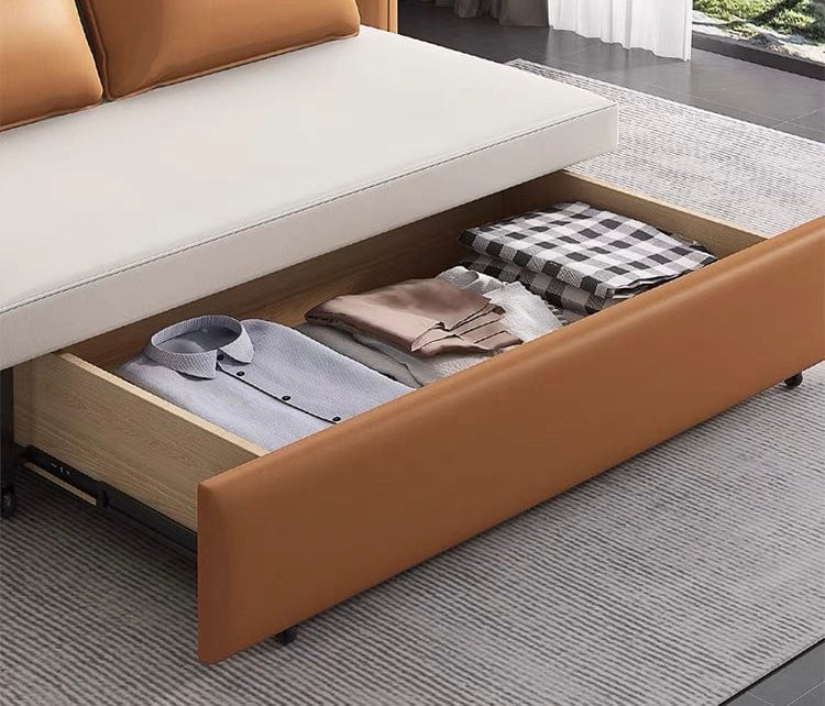 home-atelier-f31a Julien Electric Leather-Aire Sofa Bed