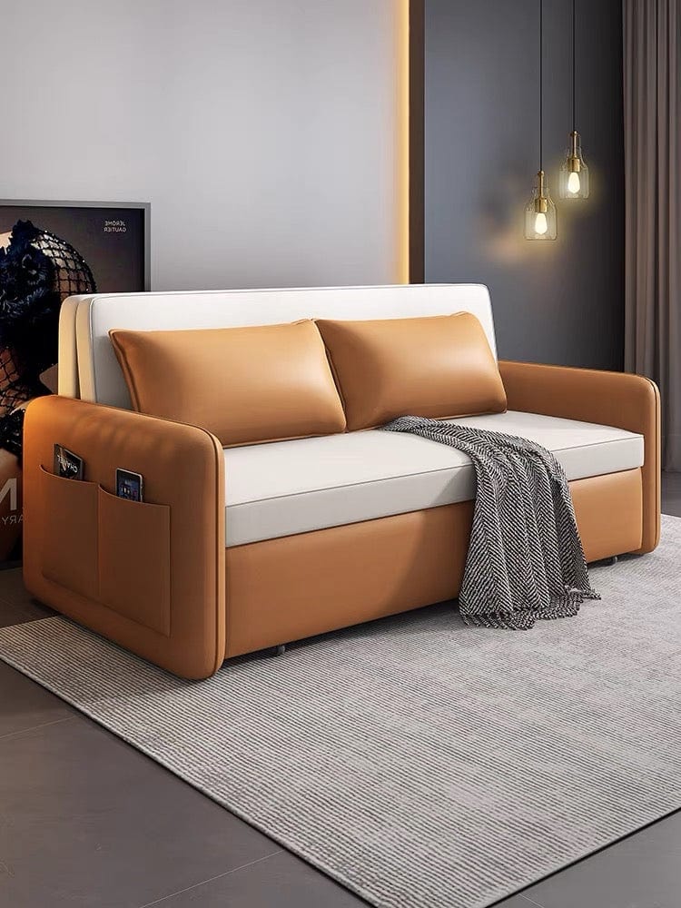 home-atelier-f31a Julien Electric Leather-Aire Sofa Bed