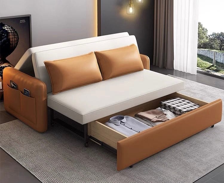 home-atelier-f31a Julien Electric Leather-Aire Sofa Bed