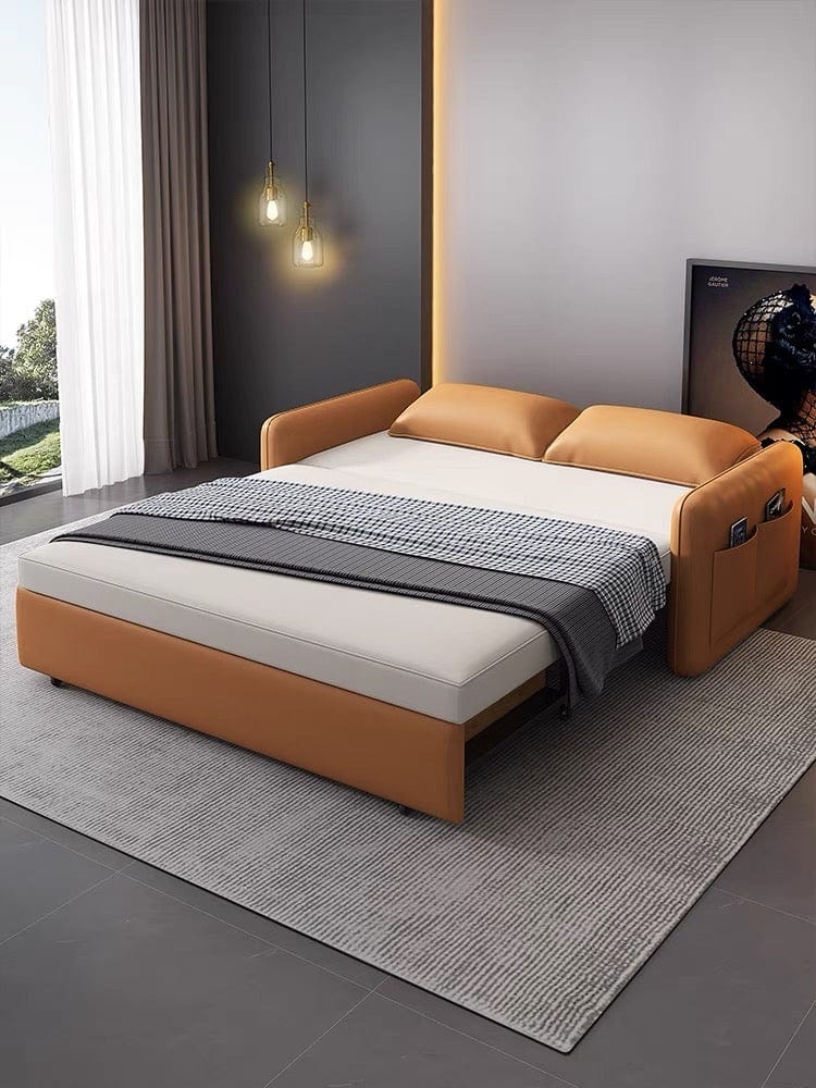 home-atelier-f31a Julien Electric Leather-Aire Sofa Bed