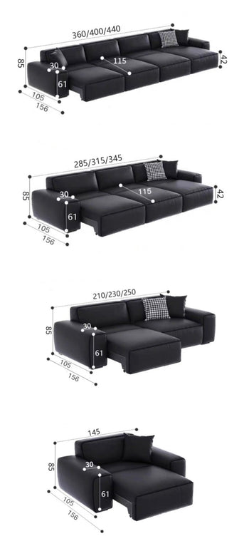 home-atelier-f31a Kingston Scratch Resistant Electric Sofa Bed