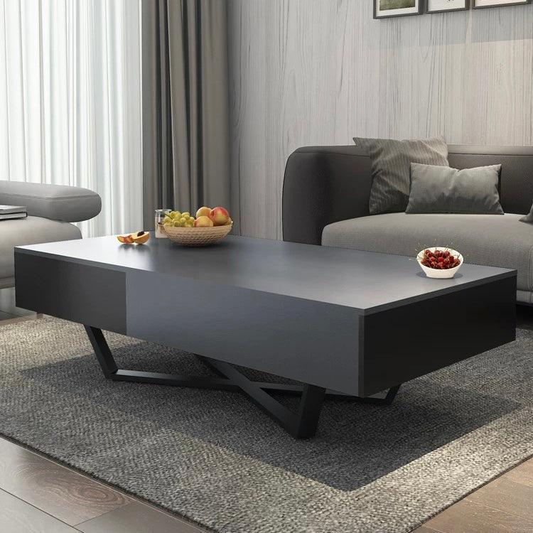 home-atelier-f31a Length 120cm / Grey + Black Rayner Coffee Table