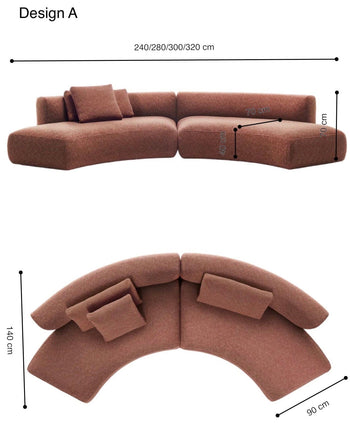 home-atelier-f31a Liam Curve Sofa