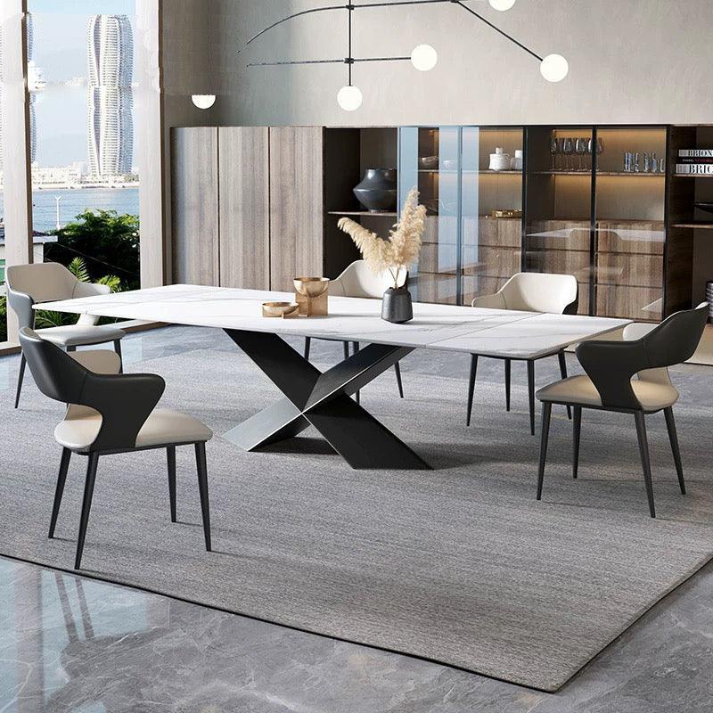 home-atelier-f31a Matt Extendable Dining Table