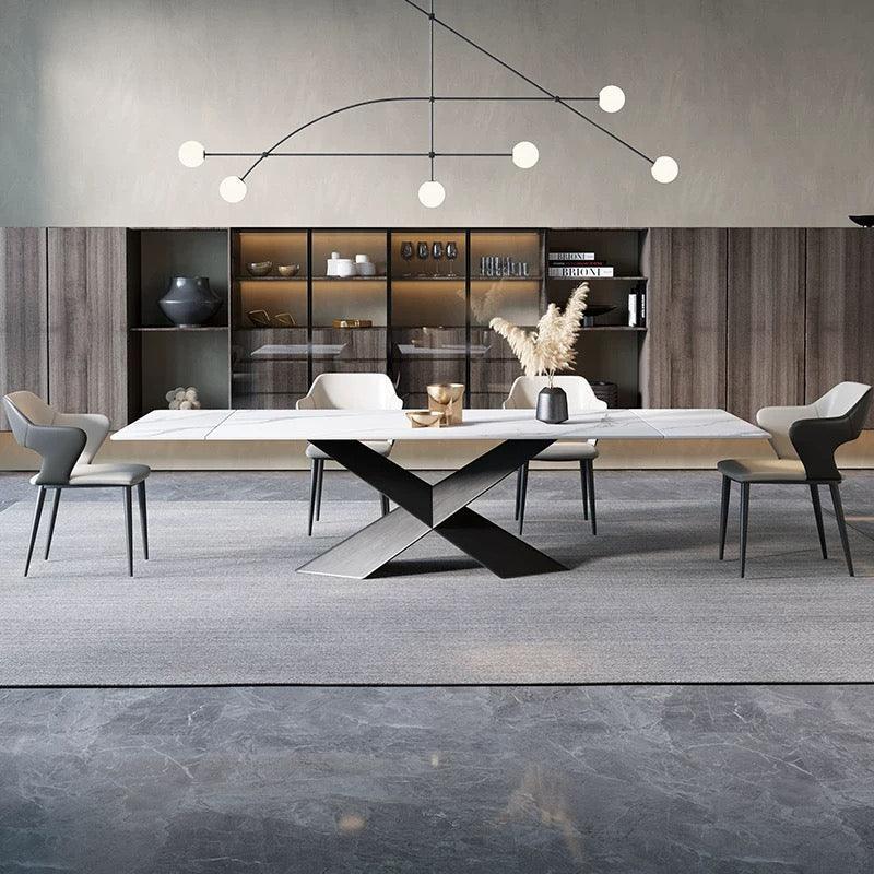 home-atelier-f31a Matt Extendable Dining Table